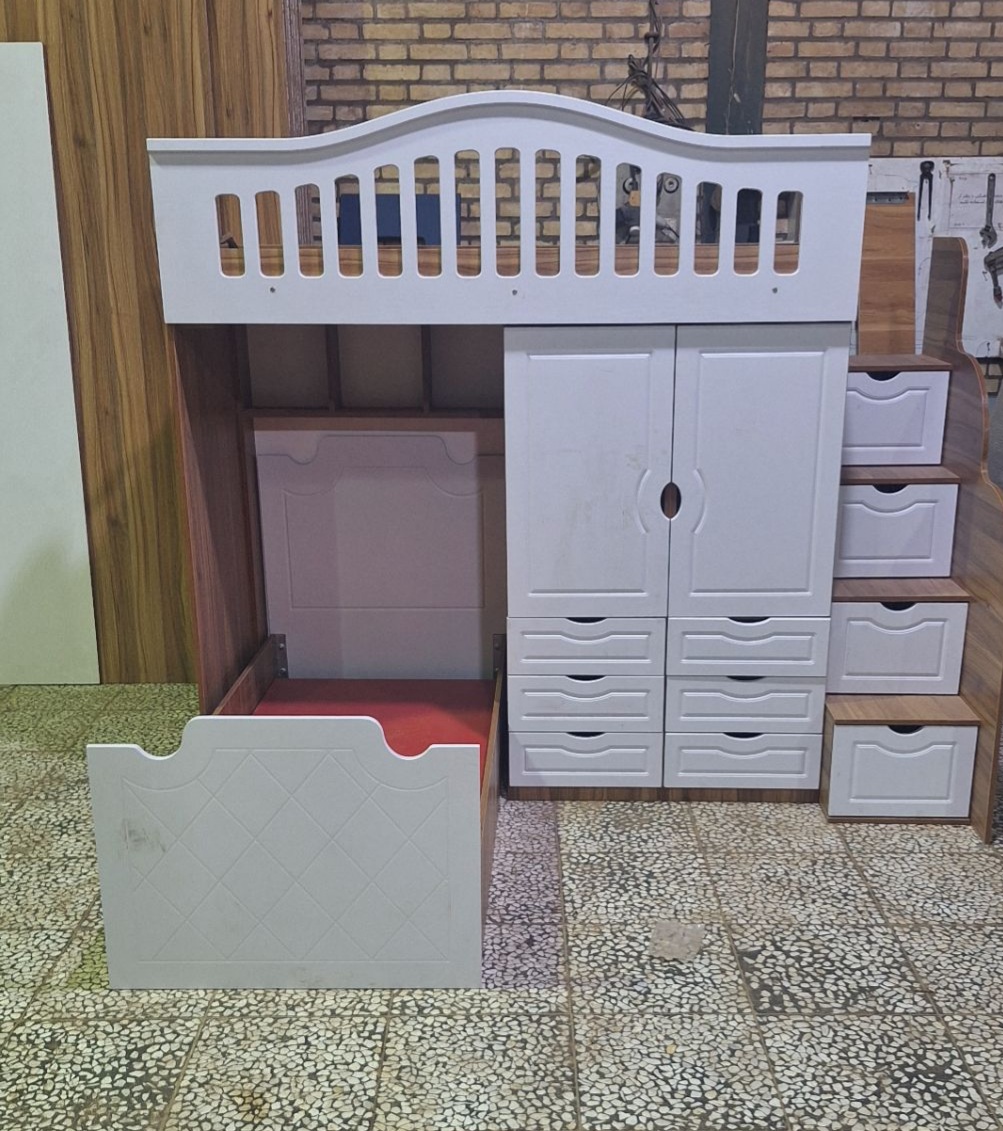 تخت دونفره نوجوان مدل ماهین